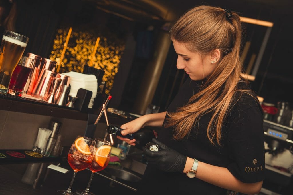 Bartending Career Riverside 1 A bartending career could involve working in an upscale environment